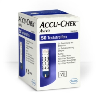 Accu-Chek Linea Controllo Glicemia Aviva 50 Strisce Rilevatrici
