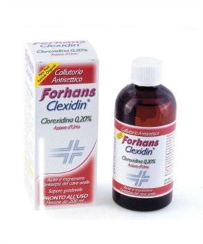Uragme Forhans Clexidin Clorexidina 0,20 Collutorio Senza Alcool 200 ml