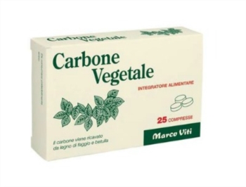 Marco Viti Carbone Vegetale Integratore Alimentare 25 compresse