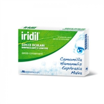 Montefarmaco Iridil Gocce Oculari 10 Ampolle Monodose 0,5 ml
