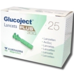Menarini Linea Controllo Glicemia Glucoject Lancets Plus G33 25 Lancette