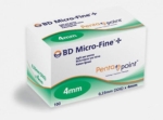 BD Micro Fine 4mm 32G Aghi per Penna da Insulina 100 pezzi