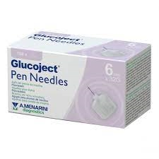 Menarini Glucoject Pen Needles G32 6 mm Aghi Sterili per Penna 100 pezzi