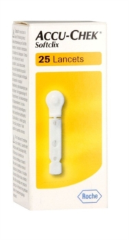 Accu-Chek Linea Controllo Glicemia SoftClix 25 Lancette Pungidito