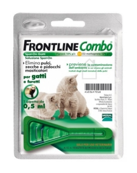 Frontline Combo Spot On per Gatti e Furetti 1 Pipetta 0,5 ml