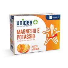 Unidea Magnesio e Potassio Integratore Alimentare 10 Buste