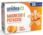 Unidea Magnesio e Potassio Integratore Alimentare 20 Buste