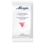 Alkagin 15 Salviettine Intime Detergenti Rinfrescanti a pH Leggermente Alcalino