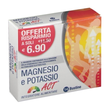 F&F Magnesio Potassio Act Integratore Alimentare 14 buste
