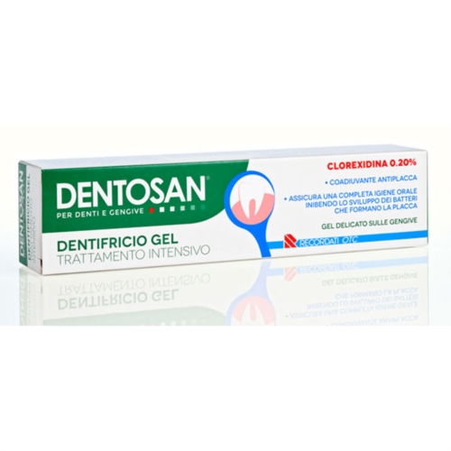 Dentosan Linea Igiene Dentale Quotidiana Dentifricio Gel 0,2% Clorexidina 75 ml