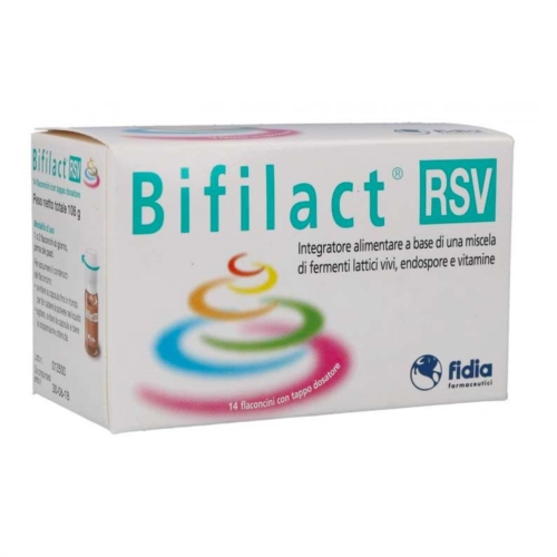 Fidia Linea Intestino Sano Bifilact RSV Integratore Fermenti Vitamina 14 Fiale