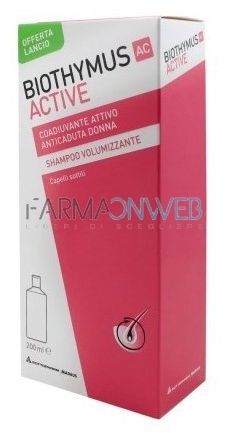 Biothymus Anticaduta Active Donna Shampoo Volumizzante 200 ml