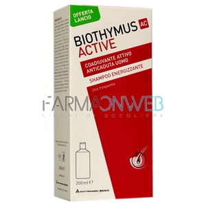 Biothymus Anticaduta Active Uomo Shampoo Energizzante 200 ml