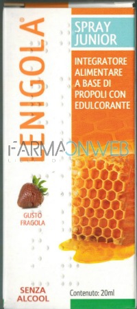 Lenigola Linea Propoli Benessere Gola Spray Junior Senza Alcool Protettivo 20 ml