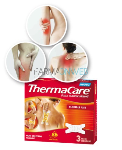 Thermacare Linea Salute e Benessere 3 Fasce Autoriscaldanti Versatile