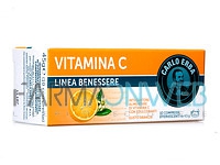 Carlo Erba Linea Benessere Vitamina C Gusto Arancia 10 compresse effervescenti