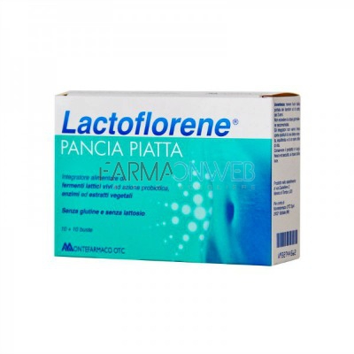 Lactoflorene Pancia Piatta Integratore di Fermenti Lattici 20 Buste DuoCam