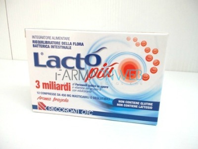 Recordati Lact Pi Fermenti Lattici In Spore 12 compresse