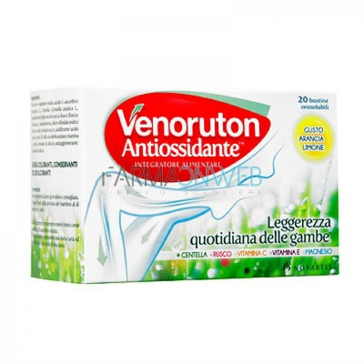 Venoruton Antiossidante Integratore Alimentare 20 bustine orosolubili