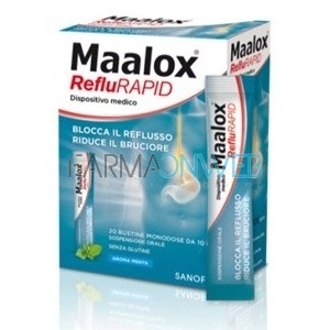 Maalox RefluRAPID 20 Buste 10 ml
