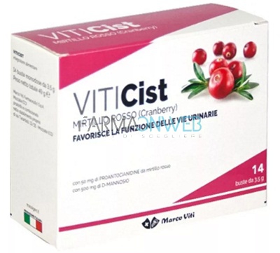 Massigen VitiCist Mirtillo Rosso Integratore Alimentare 14 buste