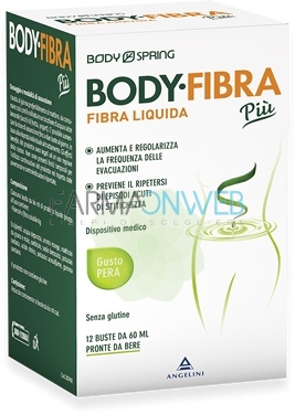 Body Spring Body Fibra Pi Fibra Liquida Gusto Pera 12 Buste