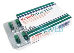 Piam Farmaceutici Rubrovital Plus Integratore Alimentare 20 capsule