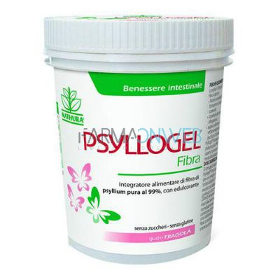 Nathura Psyllogel Fibra Integratore Alimentare 170 g Gusto Fragola