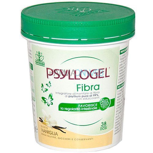 Nathura Psyllogel Fibra Integratore Alimentare 170 g Gusto Vaniglia