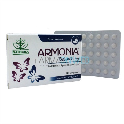 Nathura Armonia Retard 1 mg Integratore Alimentare 120 compresse