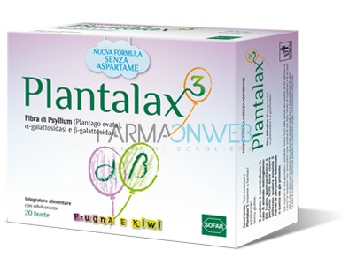 Sofar Linea Gastrointestinale Plantalax 3 Gusto Prugna/Kiwi 20 buste
