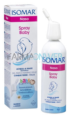 Euritalia Pharma Pulizia e Salute del Naso Isomar Baby Spray con Camomilla 100ml