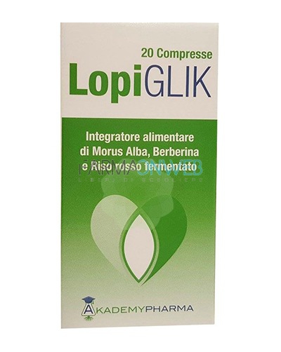 Akademy LopiGlik Berberina e Riso Rosso Integratore Alimentare 20 compresse