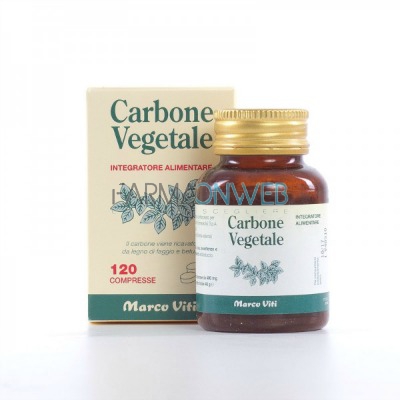 Marco Viti Carbone Vegetale Integratore Alimentare 120 compresse
