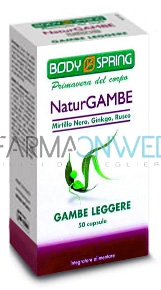 Body Spring Integratore Alimentare NaturGambe 50 Capsule