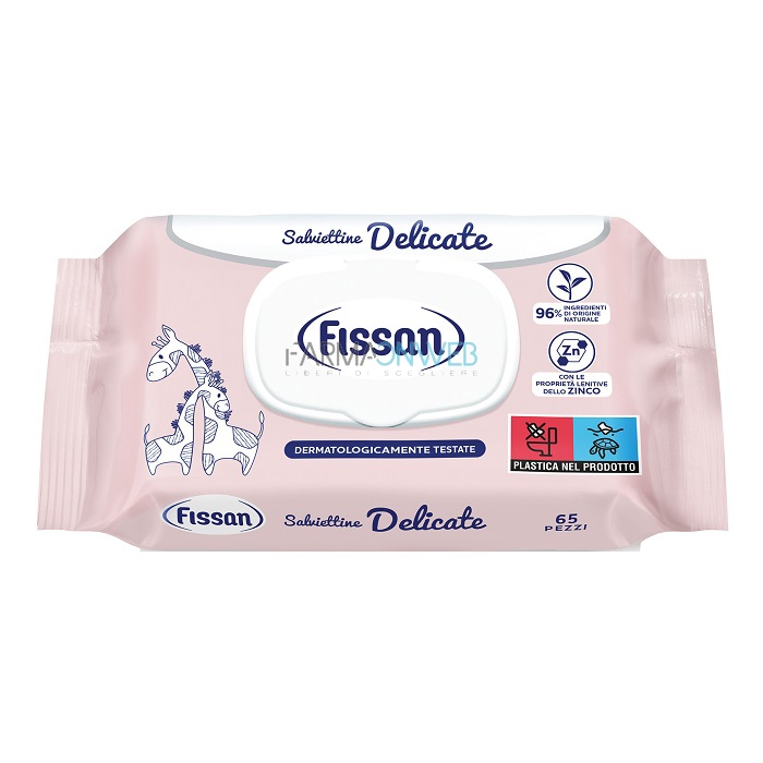 Fissan Linea Baby Salviettine Delicate Detergenti 65 pz