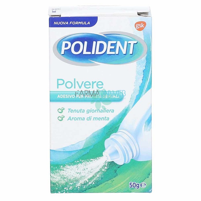 Polident Linea Protesi Dentali Polvere Menta 50 g