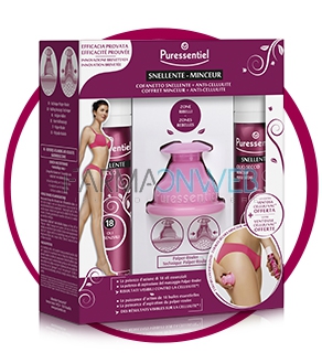 Puressentiel Cofanetto Snellente + Anticellulite 2 Oli Secchi + 1 Ventosa