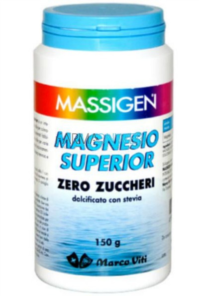 Massigen Magnesio Superior Zero Zuccheri Integratore Alimentare 150 g