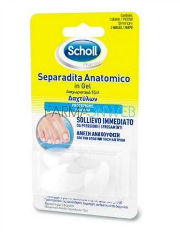 Scholl Gelactiv Separadita Anatomico in Gel