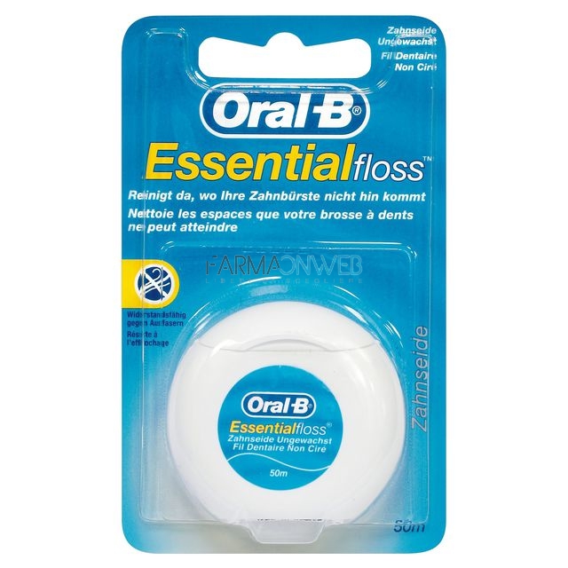 OralB Essential Floss Filo Interdentale Non Cerato 50 metri