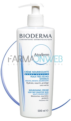 Bioderma Linea Atoderm Trattamento Barriera Liporestitutivo Pelli Secche 500 ml