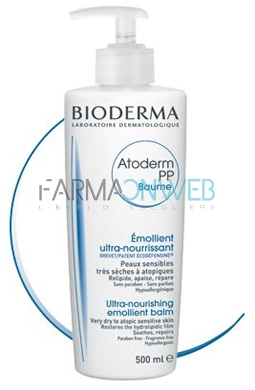 Bioderma Linea Atoderm PP Baume Balsamo Riparatore Pelli Molto Secche 500 ml