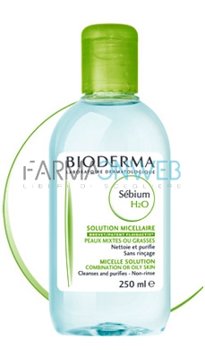 Bioderma Linea Sebium H2O Acqua Detergente Micellare Pelli Miste e Grasse 250 ml
