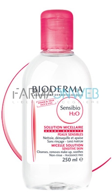 Bioderma Linea Sensibio H2O Detergente Micellare Lenitivo Pelli Sensibili 250 ml
