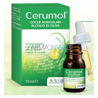 EG EuroGenerici Cerumol Gocce Auricolari all'Olio di Oliva 10 ml
