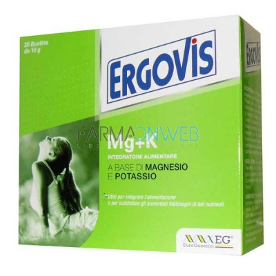 EG EuroGenerici Ergovis Mg+K Integratore Alimentare 20 Buste