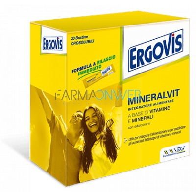 EG EuroGenerici Ergovis Mineralvit Integratore Alimentare 20 Buste Orosolubili