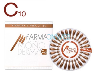 Monoderma C10 Trattamento Vitamina C Gel Luminosit Anti-Macchie 28 Ampolle