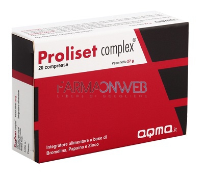 Merqurio Pharma Proliset Complex Integratore Alimentare 20 compresse